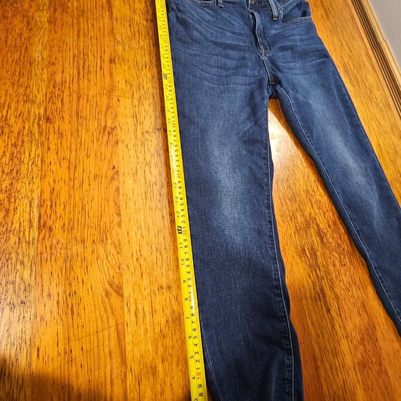 J. Crew Jeans High Rise Skinny Women’s Size 31 Blue Denim - Picture 6 of 7